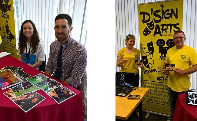 ​  Chloe McBurney and Daniel Voss of BDA attended the event alongside Paula Clarke and Malachy McBurney of D'Sign Arts  ​