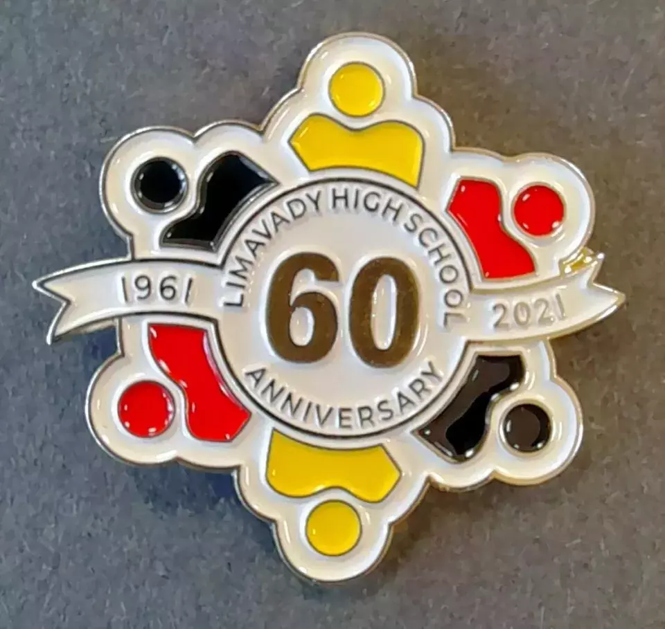 photo of LHS 60th anniversary badge