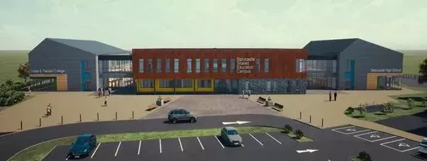 Ballycastle HS new campus sketches