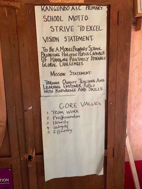 Kenyan primary school mission statement