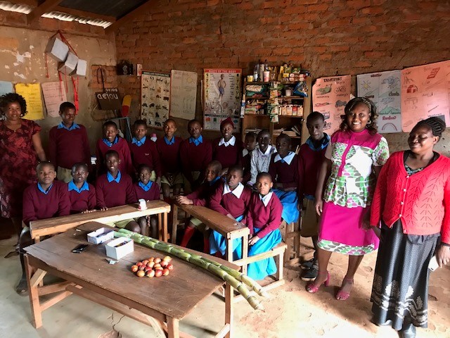 Kenyan primary school pupil group