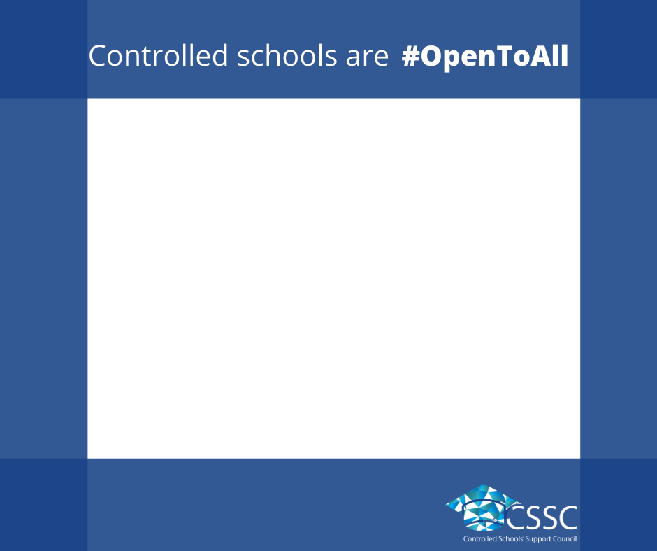 OpenToAll Facebook custom template Controlled Schools are OpenToAll