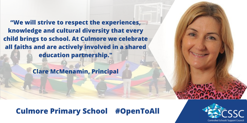 Clare McMenamin Principal Culmore Primary School