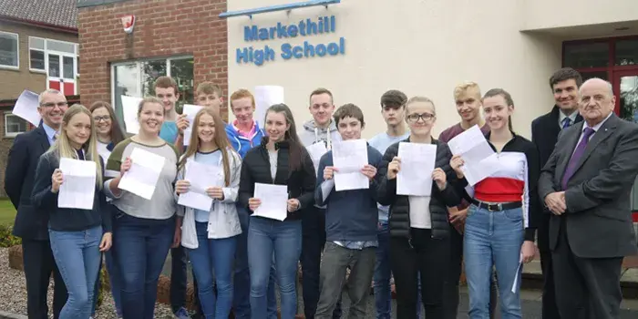 GCSE achievers at Markethill High School