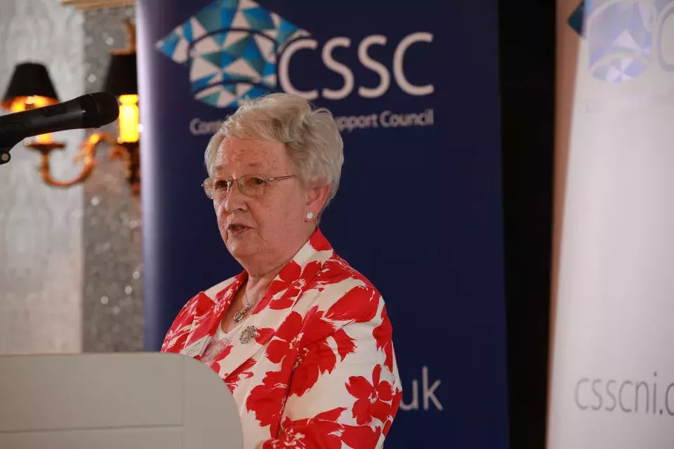 Rosemary Rainey speaking at AGM 2019