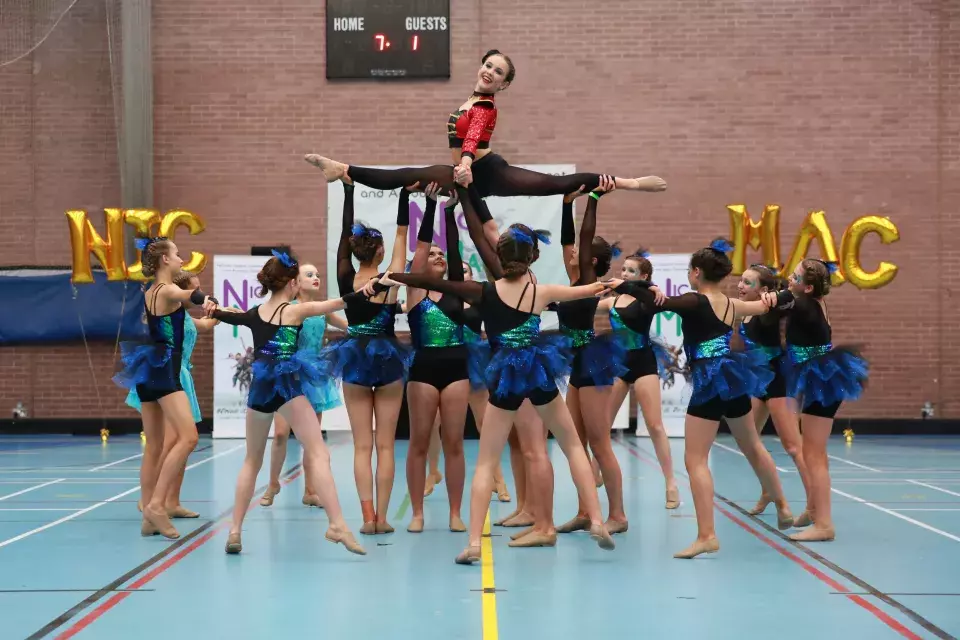 Dance group at NIC MAC competition