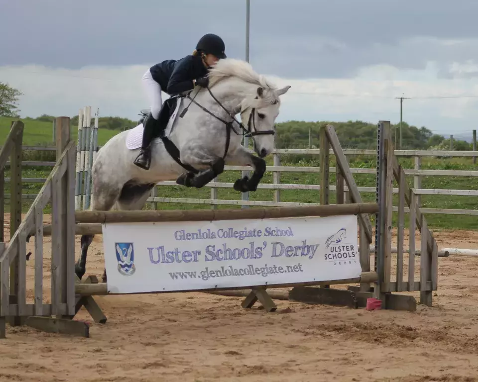 horserider respresenting Glenlola school