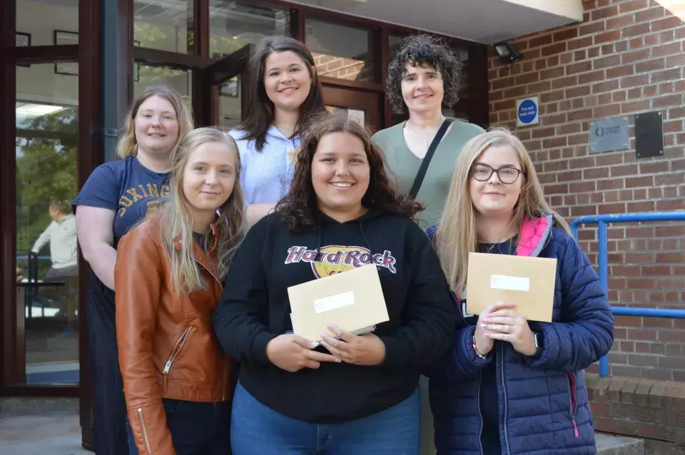 Dromore High pupils celebrate A level results