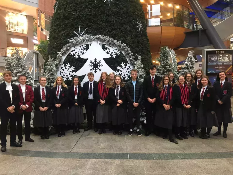 Ballyclare High School at bar mock trials