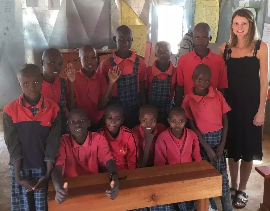 Kenyan primary school pupil group