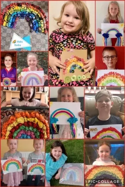 Drumgor PS rainbow collage