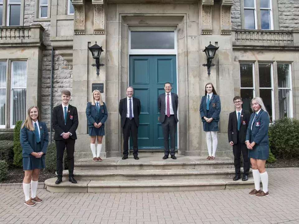 Minister, Principal, Senior Prefects Banbridge Academy