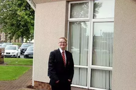 New pupil Year 8 first day at Limavady High School