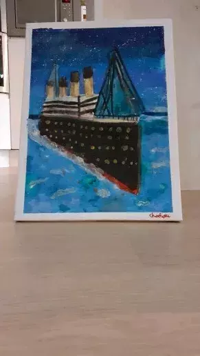 Strandtown PS titanic painting