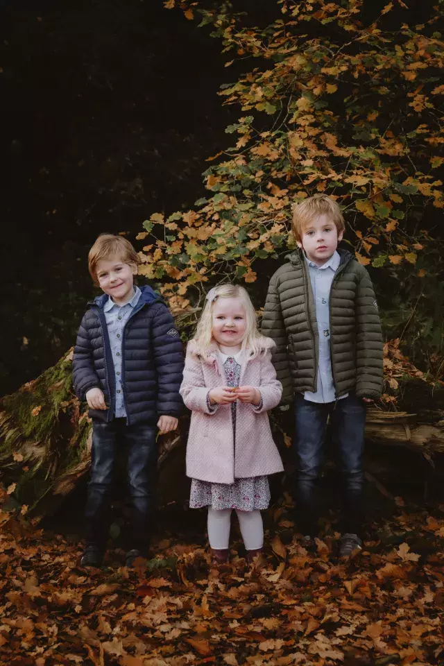 Waringstown PS Ezra (6) with Martha (3) and Reuben (8)