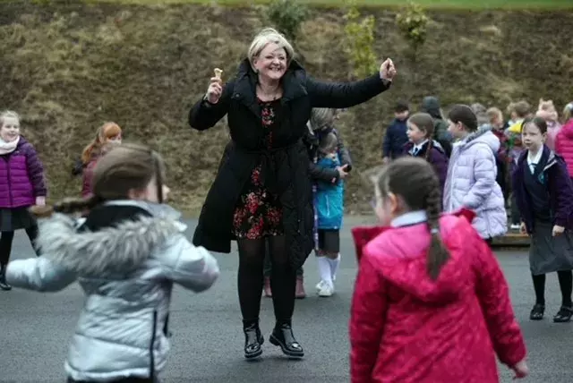 BPS Principal welcoming pupils back to school