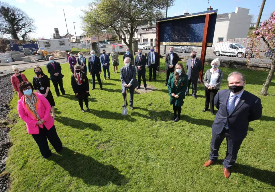 LHS and St. Mary's sod cutting