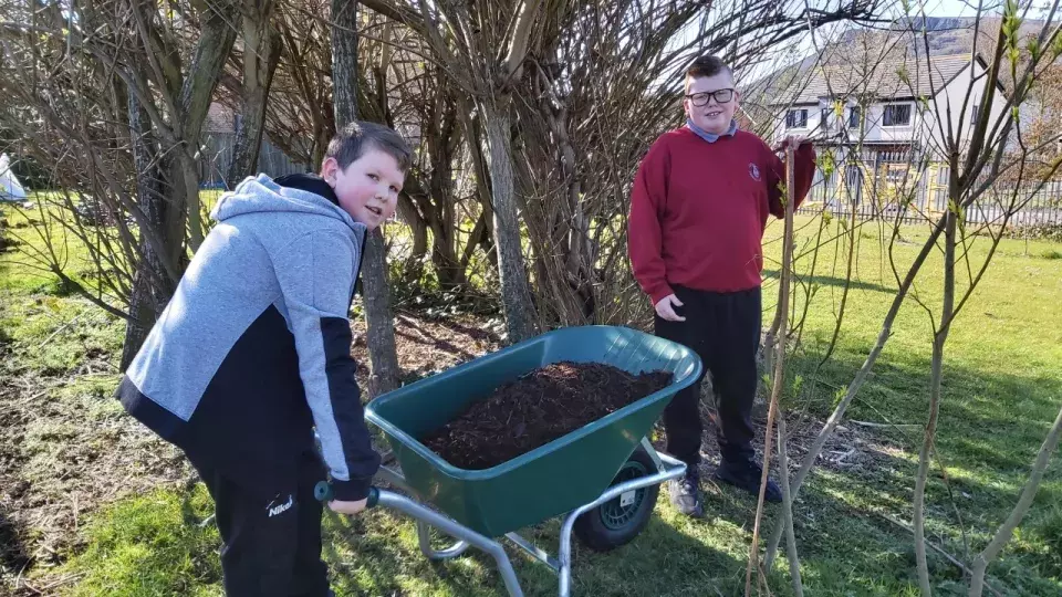 Rathcoole PS digging