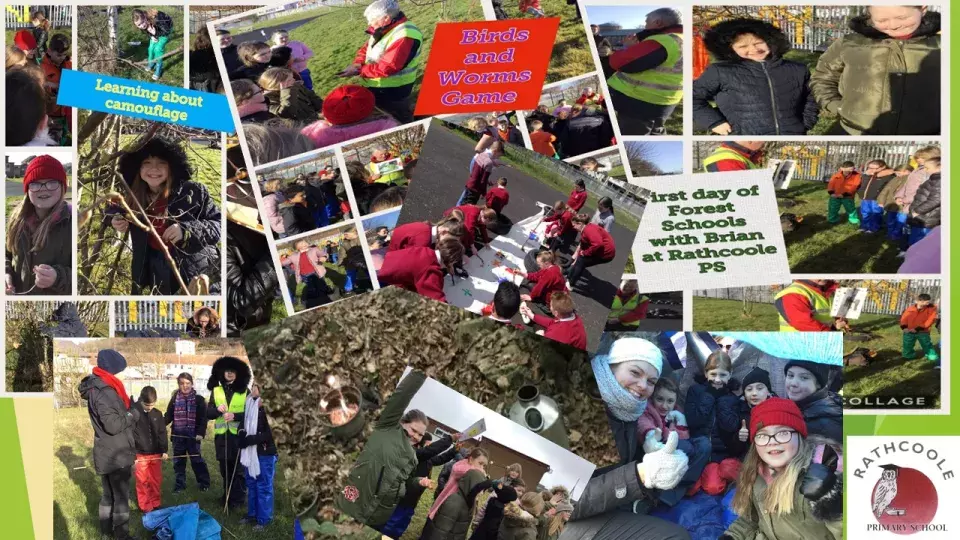 Rathcoole PS play in practice in pandemic