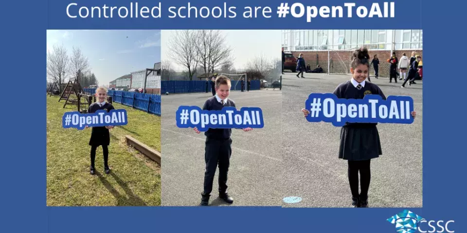 Controlled schools are opened to all