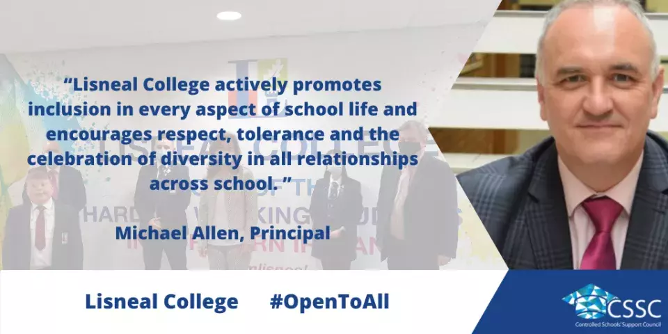 Michael Allen Principal Lisneal College