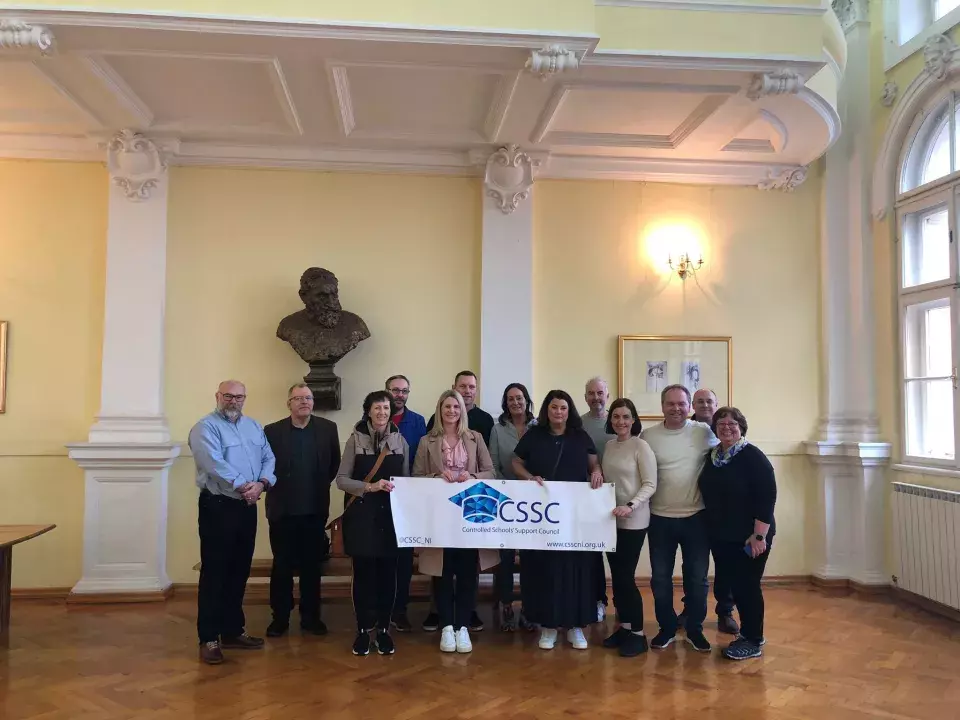 Group shot of post primary schools Croatia