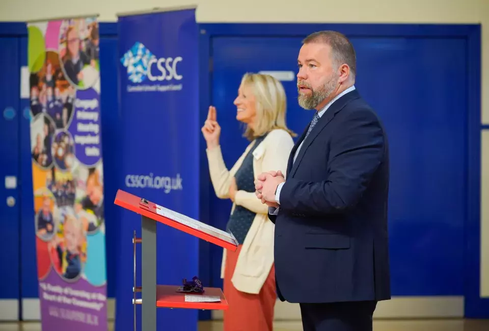 Speaker at Sign Language programme event