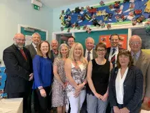 CSSC Council members and CSSC staff pictured at Kilkeel Nursery School