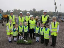 Enniskillen Model Primary School new building - start of construction