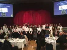 Group photo of AGS pop up restaurant