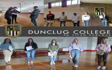 Dunclug College GCSE pupils August 2020
