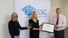 CSSC Award Excellence in Educational Research Sharon Carew 