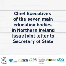 Chief Executives of the seven main education bodies in NI issue joint letter