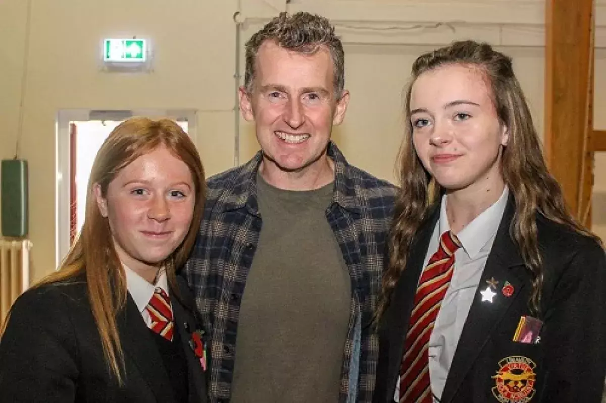 Nigel Owens at Limiavady High School