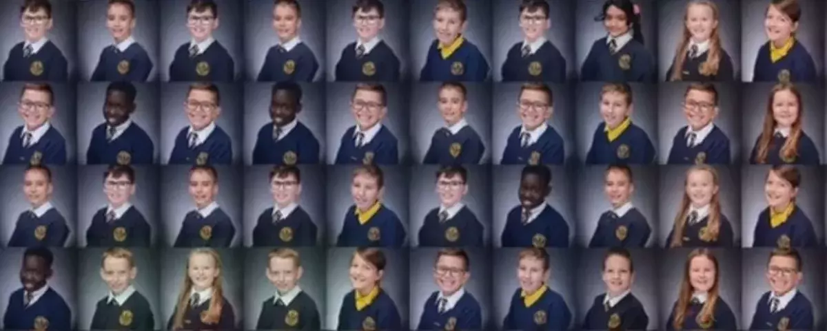 DPS photo collage of primary 7