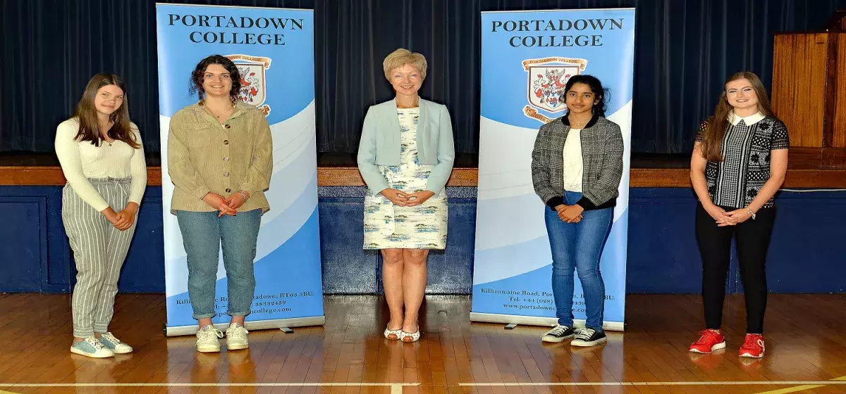 Portadown College GCSE results day 2020