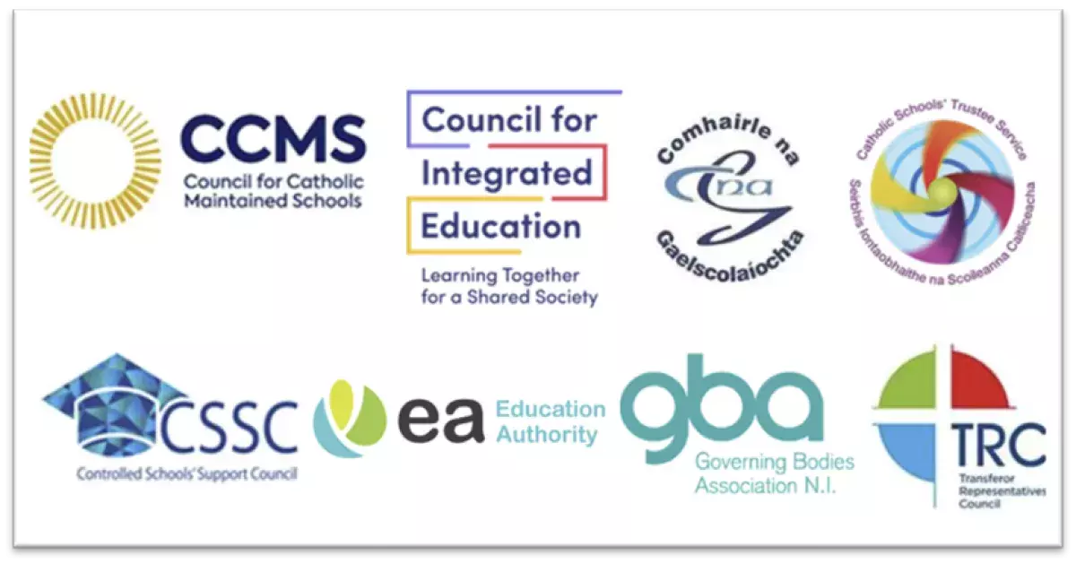 Logos of 8 NI Education Bodies