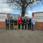 Limavady shared education campus image with representatives fom Limavady High School and St. Mary's High School